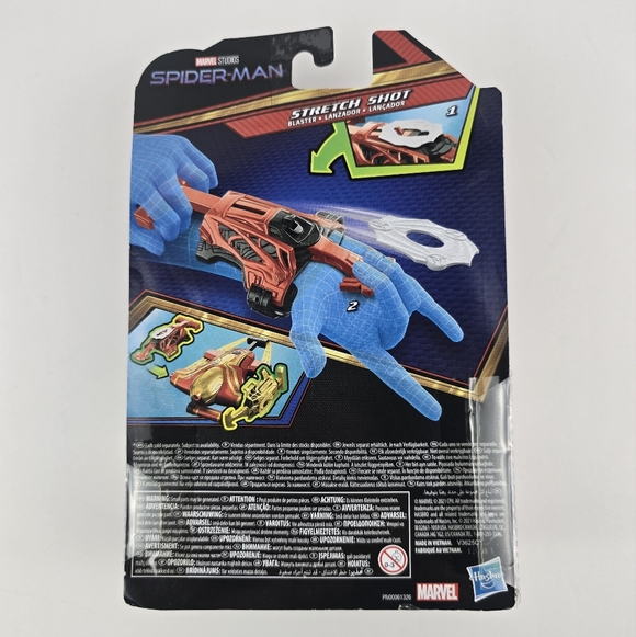 Hashbro Marvel Spider-Man Stretch Shot Blaster, Stretch Shot Role Play Toy - Picture 8 of 10